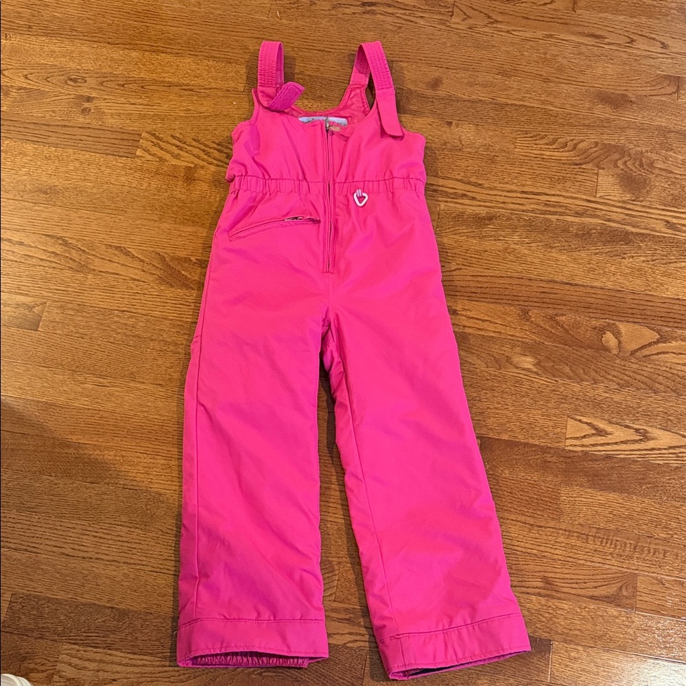 Obermeyer Bright Pink Kids ski